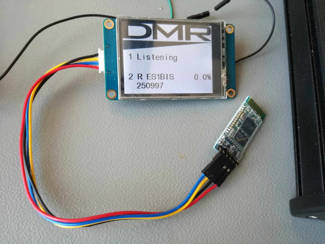 MMDVM ES1BIS NEXTION BRANDMEISTER